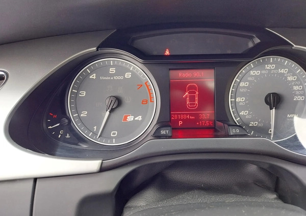 Audi S4 cena 49900 przebieg: 281000, rok produkcji 2010 z Międzybórz małe 254